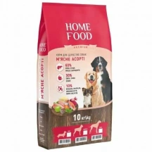 Home Food (Хоум Фуд) Premium Dog Adult Medium Universal Сухий корм з м'ясним асорті для дорослих собак середніх порід img