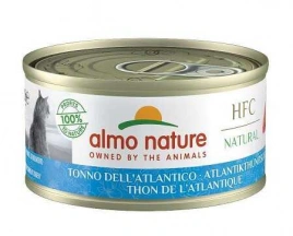 Almo Nature (Альмо Натюр) HFC Adult Cat Natural Jelly Atlantic Tuna Консерви з атлантичним тунцем для дорослих котів і кішок, шматочки в желе img