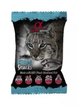Alpha Spirit (Альфа Спіріт) Fish Snacks Cat Напіввологі ласощі з рибою для котів та кішок, кубики img