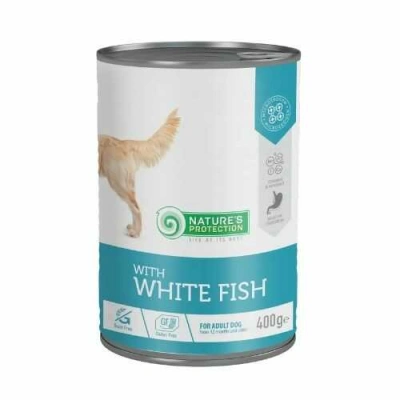 Natures Protection (Натур Протекшн) Dog Adult All Breeds White Fish Беззерновий вологий корм з білою рибою для дорослих собак усіх порід