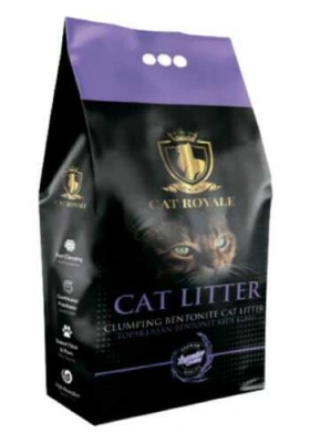 Cat Royale (Кет Роял) 10 кг Наповнювач бентонітовий для котячих туалетів з ароматом лаванди