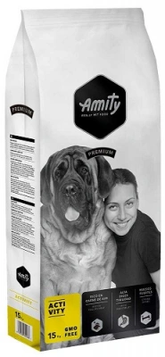 Amity (Амити) Activity 15 кг Высококалорийный сухой корм для активных собак с повышеными нагрузками