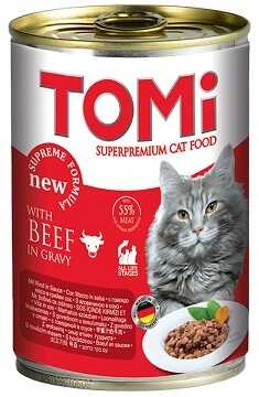 Tomi (Томі) Beef Superpremium Консерви з яловичиною для котів та кішок