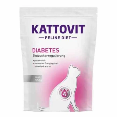 Kattovit (Катовіт) Veterinary Diabetes Chicken Dry Дієтичний сухий корм з куркою для котів і кішок із цукровим діабетом та ожирінням