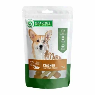Natures Protection (Натур Протекшн) Dog Adult Chicken Dumbbell Shape Ласощі гантелі з куркою для дорослих собак