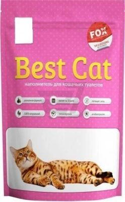 Best Cat (Бест Кэт) Pink Flowers Наполнитель силикагелевый для кошачьего туалета