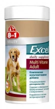 8in1 (8в1) Excel MULTI VITAMIN Adult Комплексна мультивітамінна добавка для дорослих собак