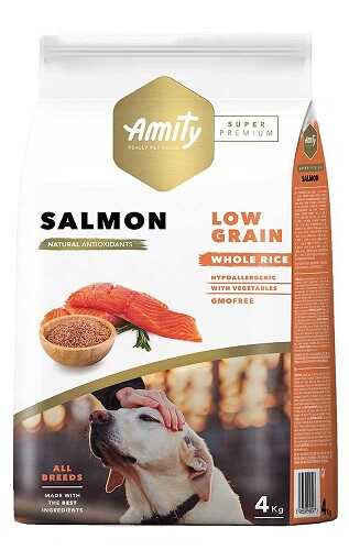 Сухой корм Amity Super Premium Low Grain Salmon Adult