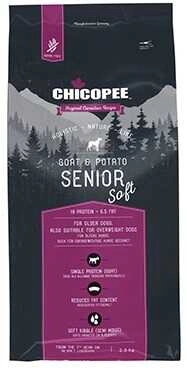 Chicopee (Чікопі) HNL Holistic Senior Soft Goat & Potato Корм з м'ясом кози для стерелізованих собак з надмірною вагою та собак похилого віку