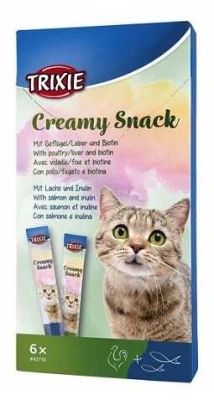 Trixie (Тріксі) Creamy Snacks Вершкові ласощі з інуліном та біотином для котів та кішок