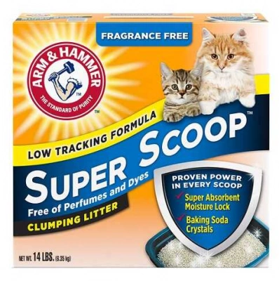 Arm & Hammer (Арм Хаммер) Super Scoop Бентонітовий наповнювач для котячих туалетів без аромату