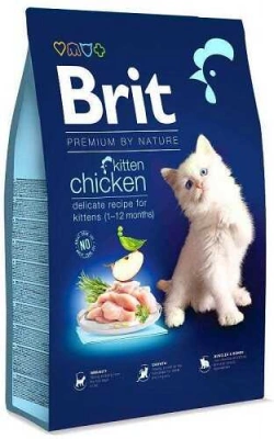 Brit Premium (Бріт Преміум) Cat Kitten 300 гр Сухий корм для кошенят та вагітних кішок з куркою