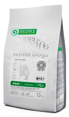 Natures Protection (Натур Протекшн) Superior Care White Dogs Grain Free Adult Small & Mini Breeds Insect Корм ​​для білих собак дрібних порід з білком комах