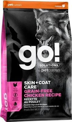 GO! (ГОУ) Skin + Coat Care Chicken Корм для дорослих собак і цуценят з куркою і вівсянкою