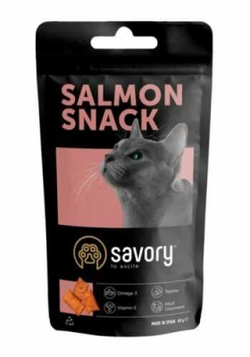 Savory (Сейворі) Cats Snacks Pillows Gourmand with Salmon Ласощі з лососем для вибагливих котів