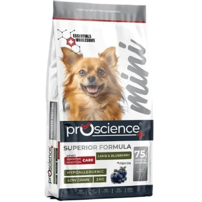 ProScience (ПроСайнс) Dog Adult Mini Sensitive Digestion Lamb & Blueberry Сухий корм з ягням для собак дрібних порід з чутливим травленням