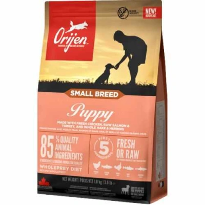 Orijen (Оріджен) Puppy Small Breed Chicken, Salmon & Turkey Беззерновий сухий корм з куркою, лососем та індичкою для цуценят дрібних порід