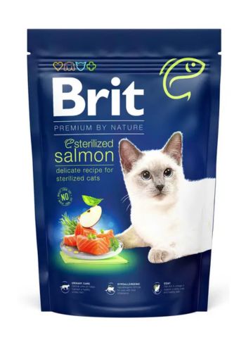 Сухой корм Brit Premium by Nature Cat Sterilized Salmon