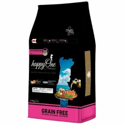 happyOne (хеппі Ван) Mediterraneum Cat Sterilized Fresh Sardine Беззерновий сухий корм із сардиною для стерилізованих котів і кішок