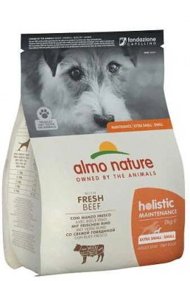 Almo Nature (Альмо Натюр) Holistic With Fresh Meat Mini Small Adult Beef 2 кг Беззерновий корм зі свіжою яловичиною для дорослих собак дрібних порід