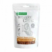 Natures Protection (Натур Протекшн) Superior Care Dog Adult Rabbit Heart Bites Ласощі з кролячими сердечками і куркою для дорослих собак із чутливим травленням img