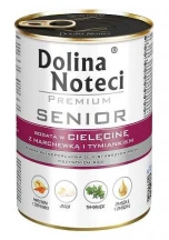 Dolina Noteci (Долина Нотечи) Premium Senior Консервированный корм с телятиной, морковью и тимьяном для пожилых собак Dolina Noteci (Доліна Нотечі) Premium Senior Консервований корм з телятиною, морквою та чебрецом для собак похилого віку img