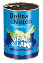 Dolina Noteci (Доліна Нотечі) Premium Superfood Консерви з телятиною та бараниною для собак