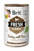 Brit Fresh (Бріт Фреш) Turkey & Peas Консерви для собак з індичкою і горохом