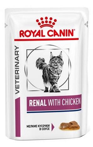 Диетический влажный корм Royal Canin Renal Chicken Cat