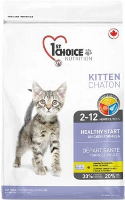 1st Choice (Фест Чойс) Kitten Chicken 10 кг Сухий корм для кошенят і годуючих кішок з куркою