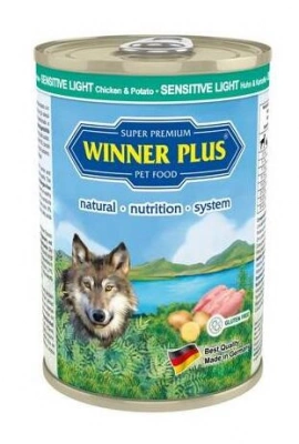 Winner Plus (Віннер Плюс) Super Premium Menu Sensitive Light Chicken & Potato Гіпоалергенні консерви для собак з куркою та картоплею