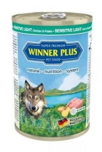 Winner Plus (Віннер Плюс) Super Premium Menu Sensitive Light Chicken & Potato Гіпоалергенні консерви для собак з куркою та картоплею img