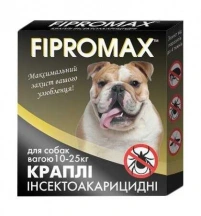 Fipromax (Фіпромакс) Краплі від бліх і кліщів для собак вагою 10-25 кг