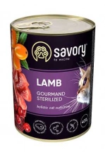 Savory (Сейворі) Cat Sterilized Lamb Вологий корм c ягням для стерилізованих котів і кішок img