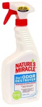 Nature's Miracle (Нейчерс Міракл) 3in1 Odor Destroyer Універсальний знищувач запахів тварин у будинку з ароматом свіжої білизни