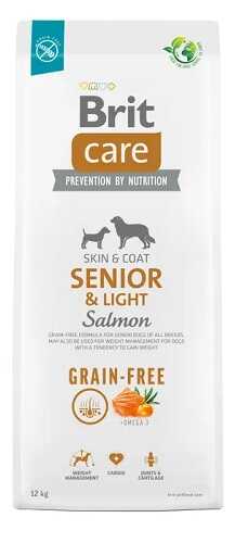 Сухий корм Brit Care (Бріт Кеа) Dog Grain-Free Senior & Light Salmon