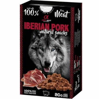 Alpha Spirit (Альфа Спіріт) Dog Natural Snacks Iberian Pork Напіввологі ласощі зі свининою для собак різних порід