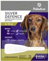 Palladium (Паладіум) Silver Defence Краплі від бліх та кліщів для собак 4-10 кг img