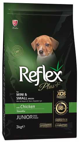 Корм для собак Reflex Plus Mini & Small Junior Chicken