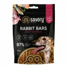 Savory (Сейворі) Dog Adult Rabbit Bars Muscles Джерки з кролика для собак різних порід img