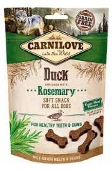 ВИВОДИТЬСЯ З АСОРТИМЕНТУ Carnilove (Карнілав) Semi Moist Ласощі для собак Качка з розмарином