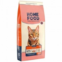 Home Food (Хоум Фуд) Cat Adult Active Chicken & Shrimp Сухий корм з куркою і креветкою для активних котів і кішок img