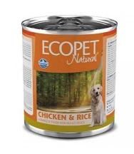 Farmina (Фармина) Ecopet Natural Dog Chicken & Rice Консервы с курицей и рисом для взрослых собак всех пород Farmina (Фарміна) Ecopet Natural Dog Chicken & Rice Консерви з куркою та рисом для дорослих собак усіх порід img