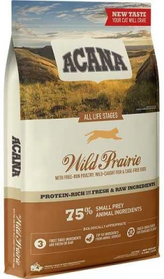 Acana (Акана) Wild Prairie Cat 1,8 кг Сухий корм для кошенят, котів і кішок з курчам, індичкою і рибою
