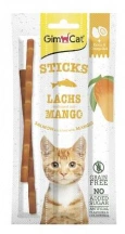GimCat (Джим Кет) Superfood М'ясні Дуо-палички для кішок з лососем і манго img