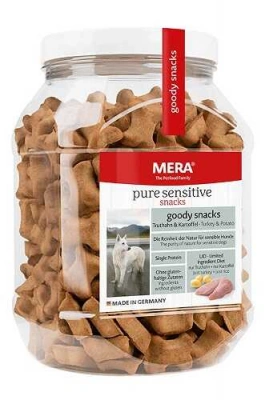 Mera (Мера) Snacks Pure Sensitive Turkey & Kartoffel Ласощі з індичкою та картоплею для чутливих собак, снекі