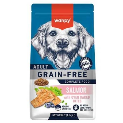 Wanpy (Ванпі) Dog Adult Grain Free Salmon Беззерновий сухий корм з лососем для дорослих собак різних порід