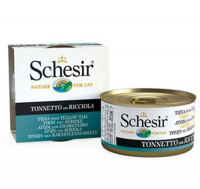 Schesir (Шезір) Tuna & Yellow Tail Консерви з тунцем і жовтохвостиком для котів та кішок