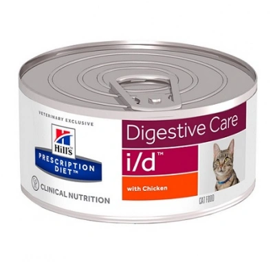 Hills (Хіллс) I/D Лікувальний вологий корм для котів і кішок при панкреатиті і розладі травлення