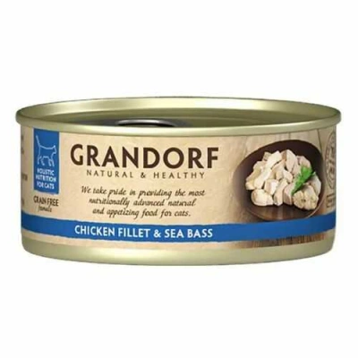 Grandorf (Грандорф) Cat Adult Grain Free Chicken Fillet & Shrimps Вологий корм з куркою і креветками для дорослих котів і кішок